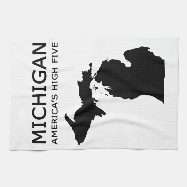 Michigan. Amerika kick fem Kökshandduk (Horisontell)