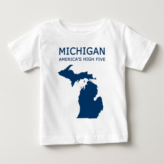 Michigan. Amerika kick fem T-shirt (Framsida)