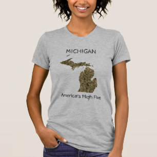 Michigan - Amerika T-tröja för kick fem T Shirt