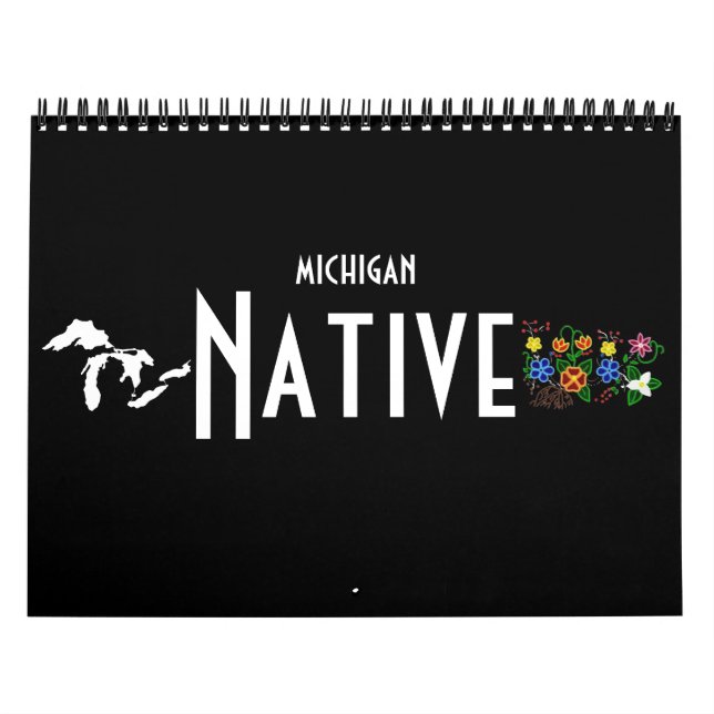 Michigan Anishinaabee Native American Calendar Kalender (Omslag)