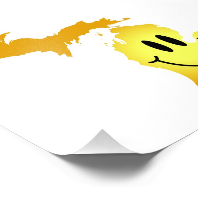 Michigan Ansikte Fototryck (Hörn)