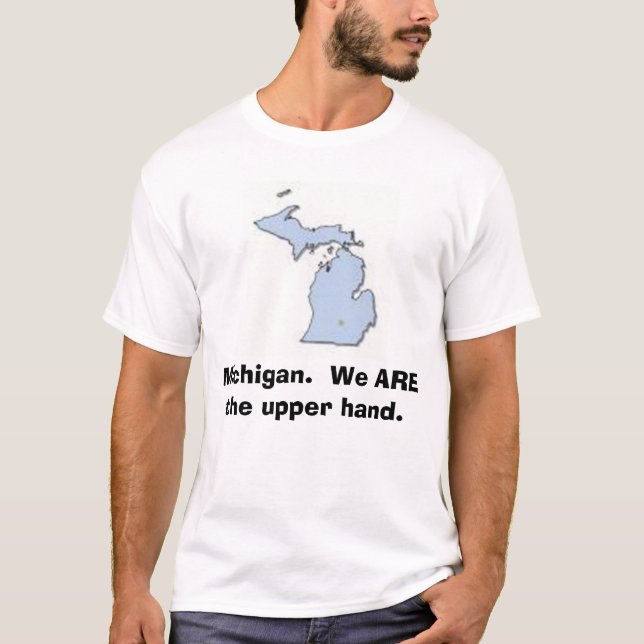 Michigan ÄR vi övrehanden T-shirt (Framsida)
