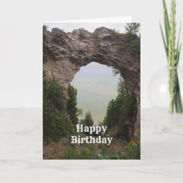 Michigan Arch Sten Geology Photo Birthday Kort