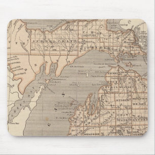 Michigan Atlas Karta Musmatta