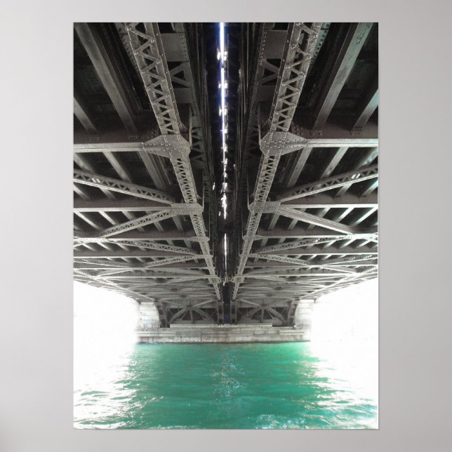 Michigan Ave Bridge Poster (Framsidan)