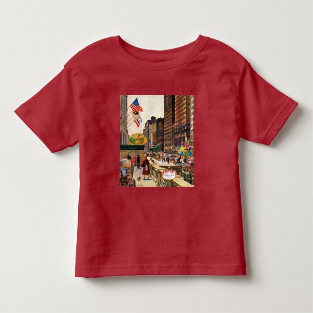 Michigan Avenue, Chicago av John Falter T-shirt (Framsida)