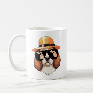 Michigan Beagle som bär solglasögon Kaffemugg