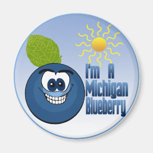 Michigan blåbär magnet