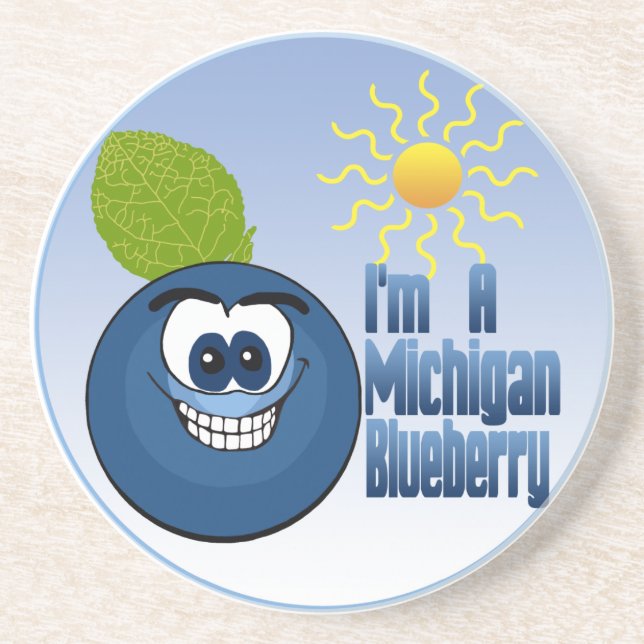 Michigan Blueberry Underlägg (Framsidan)