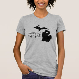 Michigan Born och Raise State Tee