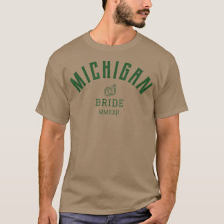 Michigan Brud  Möhippa  För Bruden  Bröll T Shirt