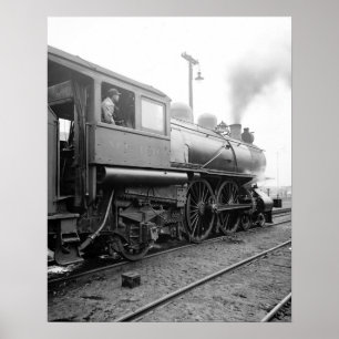 Michigan Central Railroad, 1904. Vintage foto Poster
