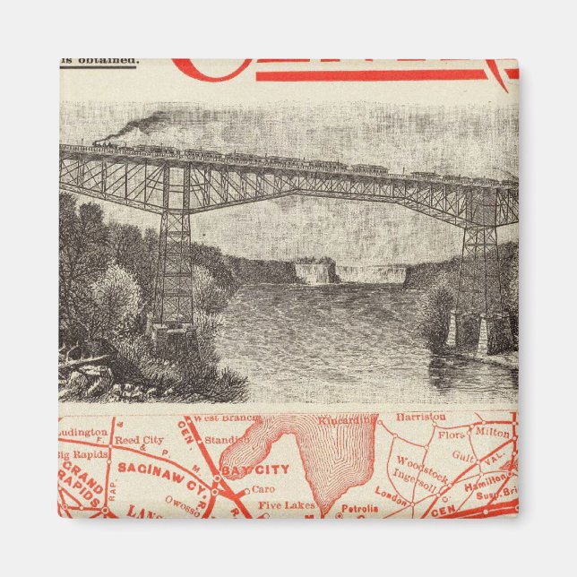 Michigan Central Railroad Magnet (Framsidan)