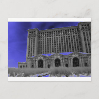 Michigan Central Station, Detroit Vykort