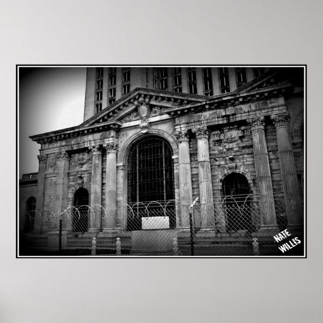 Michigan Central Station Poster (Framsidan)