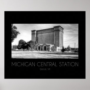 Michigan Central Station Poster
