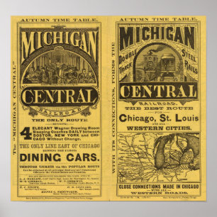 Michigan centraljärnväg poster