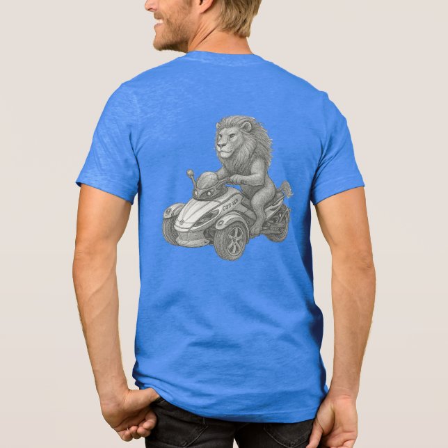 Michigan Chapter - Spindel Lejon T Shirt (Baksida)