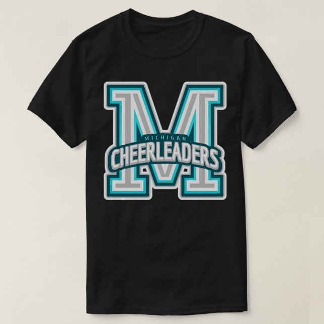 Michigan Cheerledare T Shirt (Design framsida)