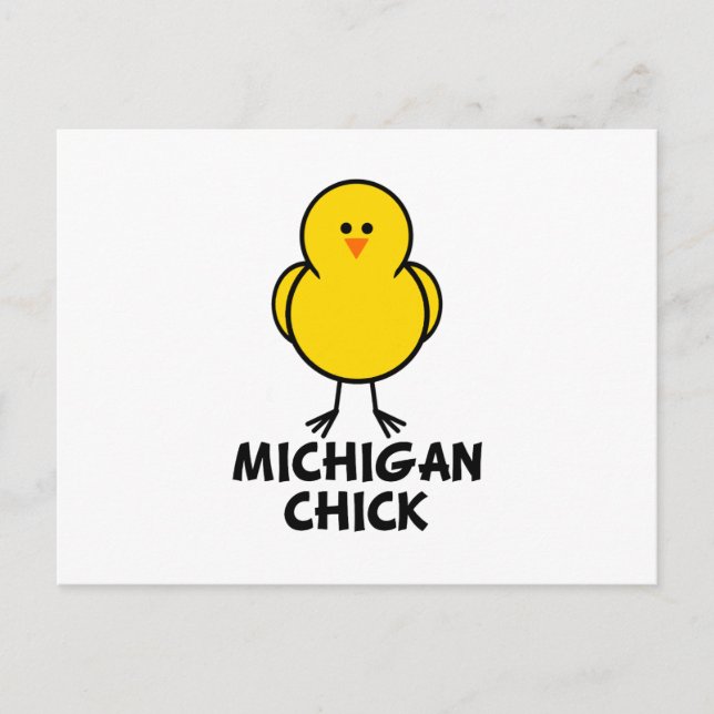 Michigan Chick Vykort (Framsida)