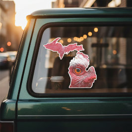 Michigan Chicken Sticker Klistermärken