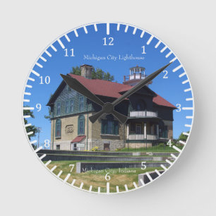 Michigan City Lighthouse klocka