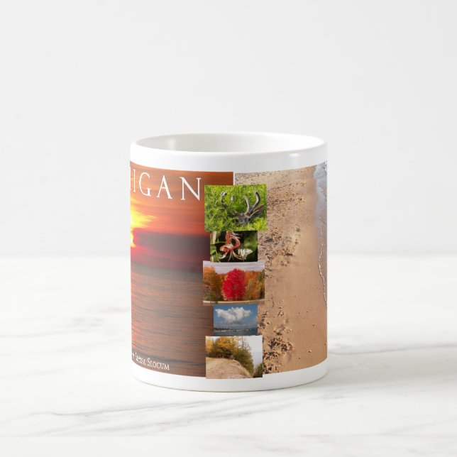 Michigan Collage Kaffemugg (Center)