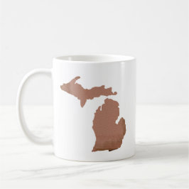 Michigan Copper Silhouette State Kaffemugg