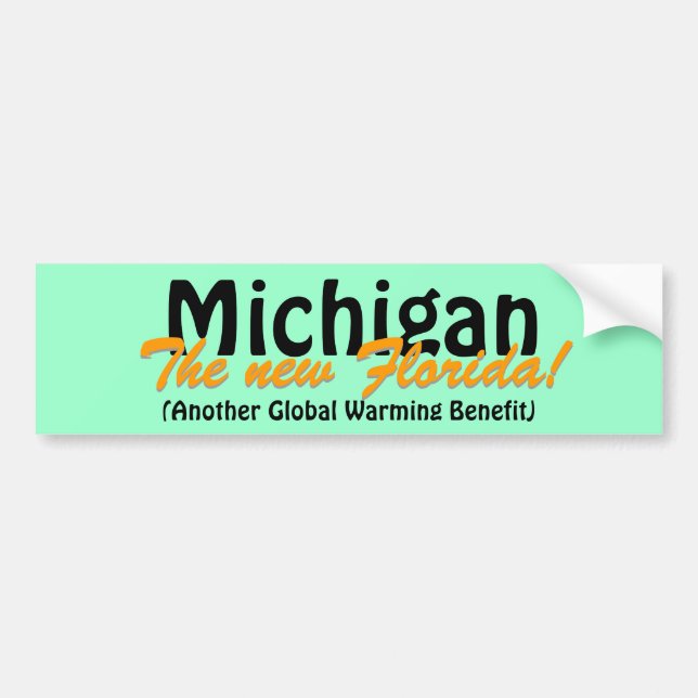 Michigan den nya Florida Bildekal (Framsidan)