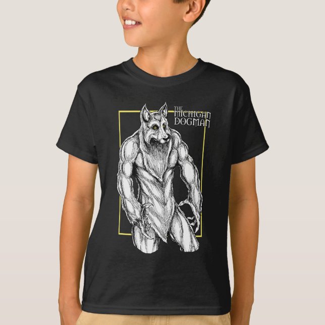 Michigan Dogman Tee Shirt (Framsida)