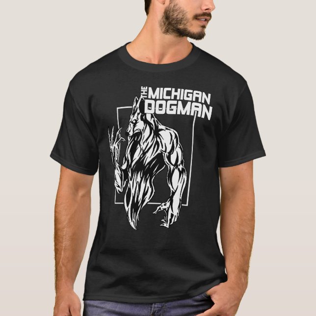 Michigan Dogman Tee Shirt (Framsida)