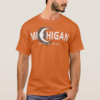Michigan Eclipse Souvenir 8 april 2024 T Shirt
