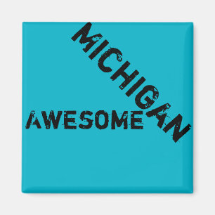 Michigan enorm citationsteckenmagnet magnet