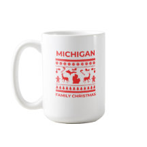 Michigan-familjens julkaffe Mugg