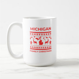 Michigan-familjens julkaffe Mugg