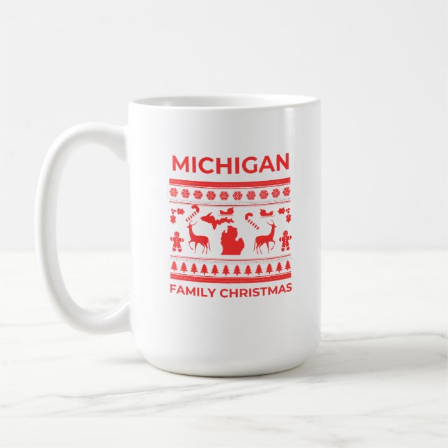 Michigan-familjens julkaffe Mugg (Vänster)