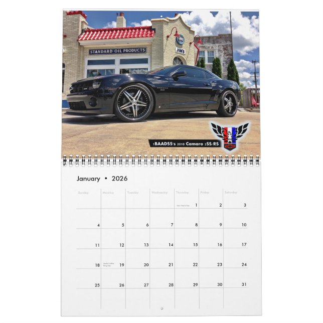 Michigan FBody kalender 2014 (15 månad) (Jan 2026)