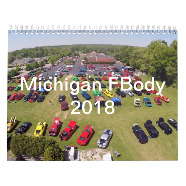 Michigan FBody kalender 2018 (Omslag)