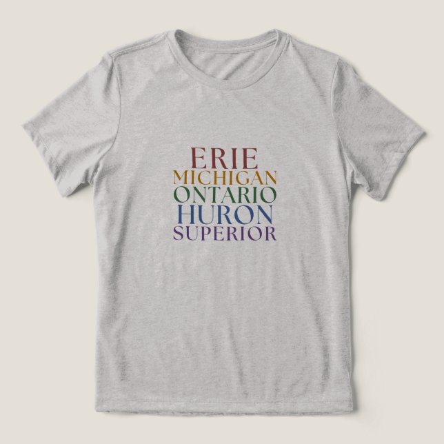Michigan Fishing Theme T-Shirt for Women (Design Framsida)