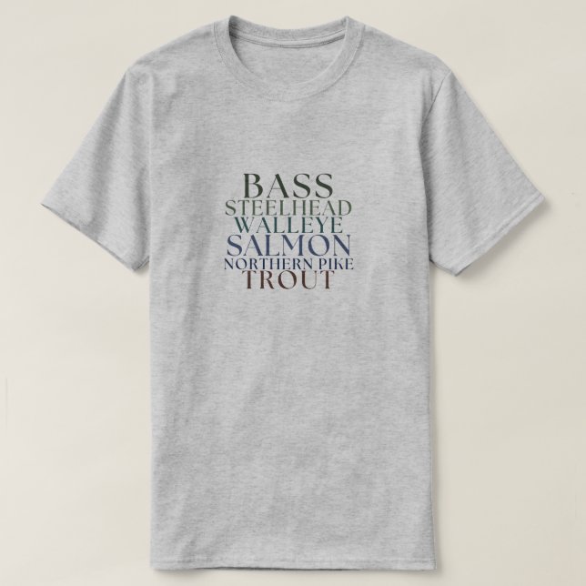 Michigan Fiske T-Shirt (Design framsida)