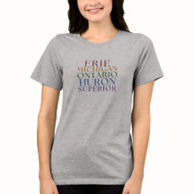Michigan Fisketema T-Shirt för Kvinnor