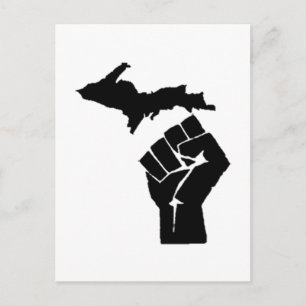 Michigan Fist Vykort