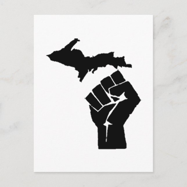 Michigan Fist Vykort (Framsida)