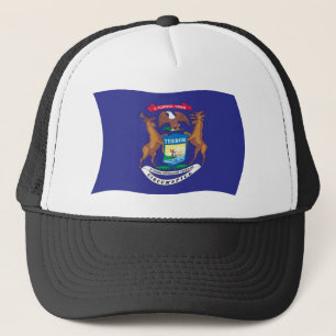 Michigan Flagg Hatt Keps