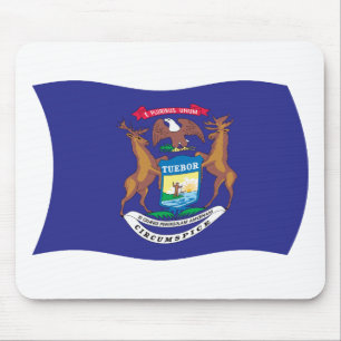 Michigan Flagga Musmatta