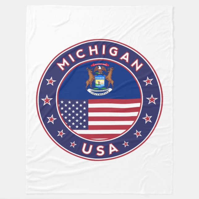 Michigan Fleecefilt (Framsidan)