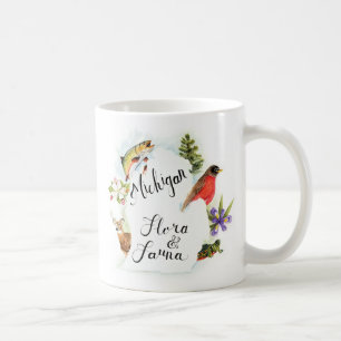 Michigan floror & Faunarätsidamugg Kaffemugg