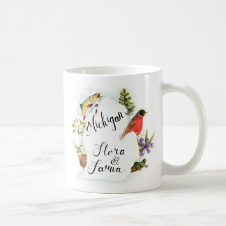 Michigan floror & Faunarätsidamugg Kaffemugg