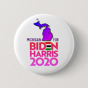 Michigan för Biden Harris 2020 Knapp