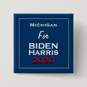 Michigan för BIDEN HARRIS 2020 Square Knapp